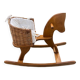 Cheval a bascule  bois/rotin  moulin roty