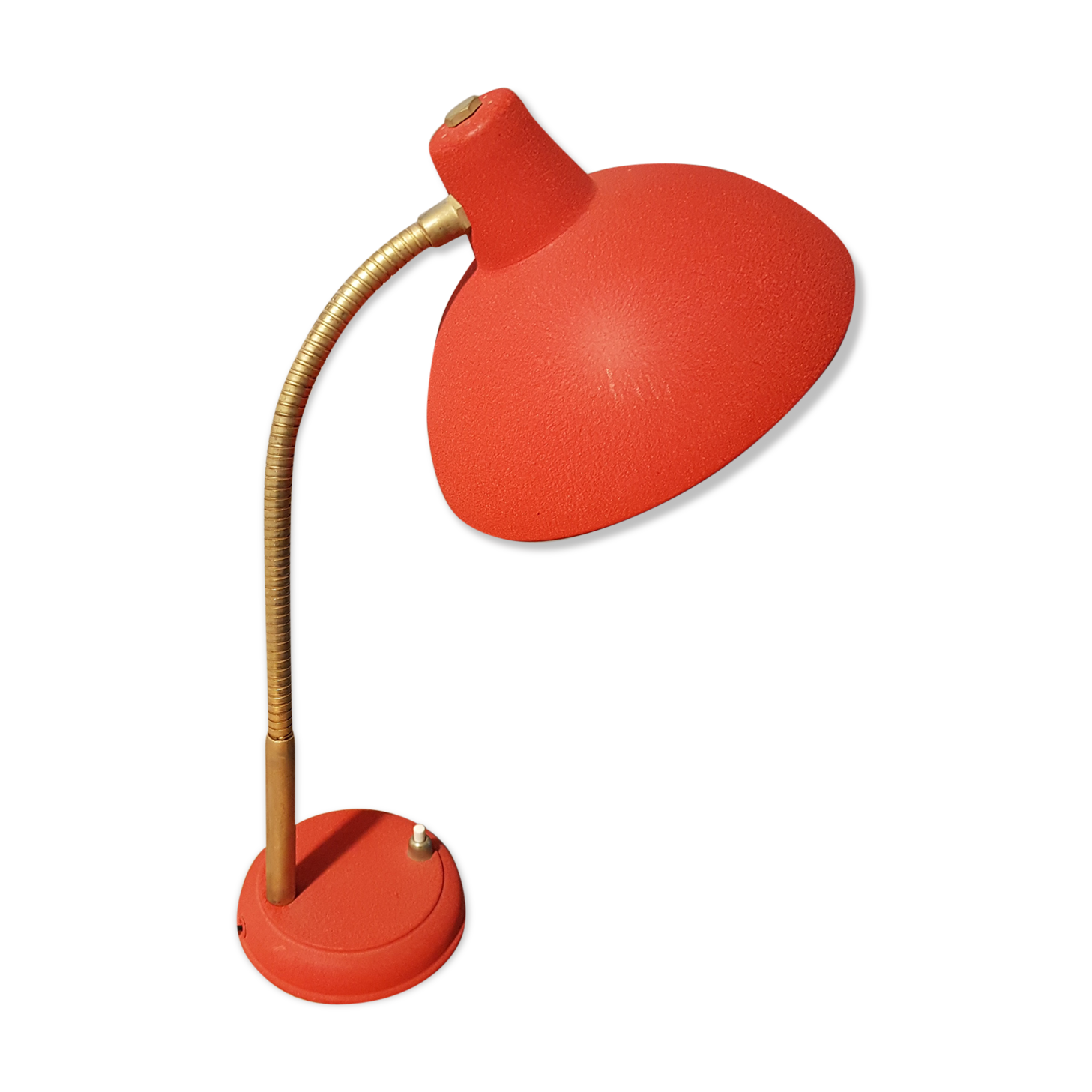 Lampe années 50 rouge