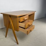 Desk feet compass in oak, 1950