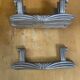 Art Deco Furniture Handles JCR Jean Charles Raymond Chrome Metal Fran