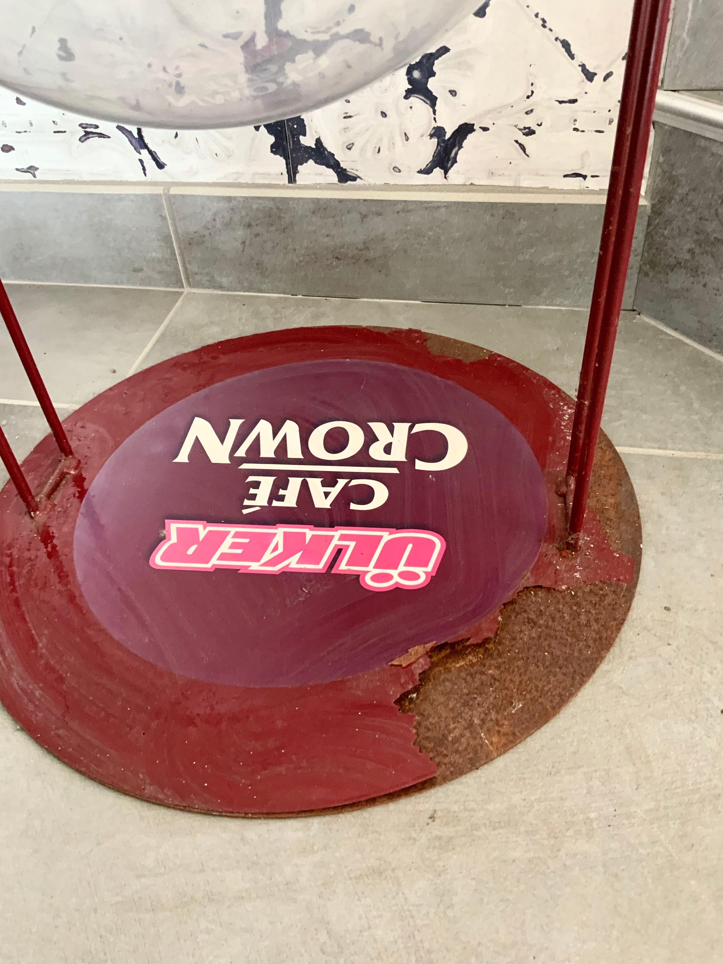 Former crown coffee display