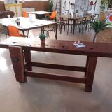 Carpenter's wooden workbench