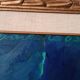 Still life painting 1965 signed Barbero oil on canvas