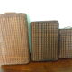 Lot of 3 servants, braided wicker trays