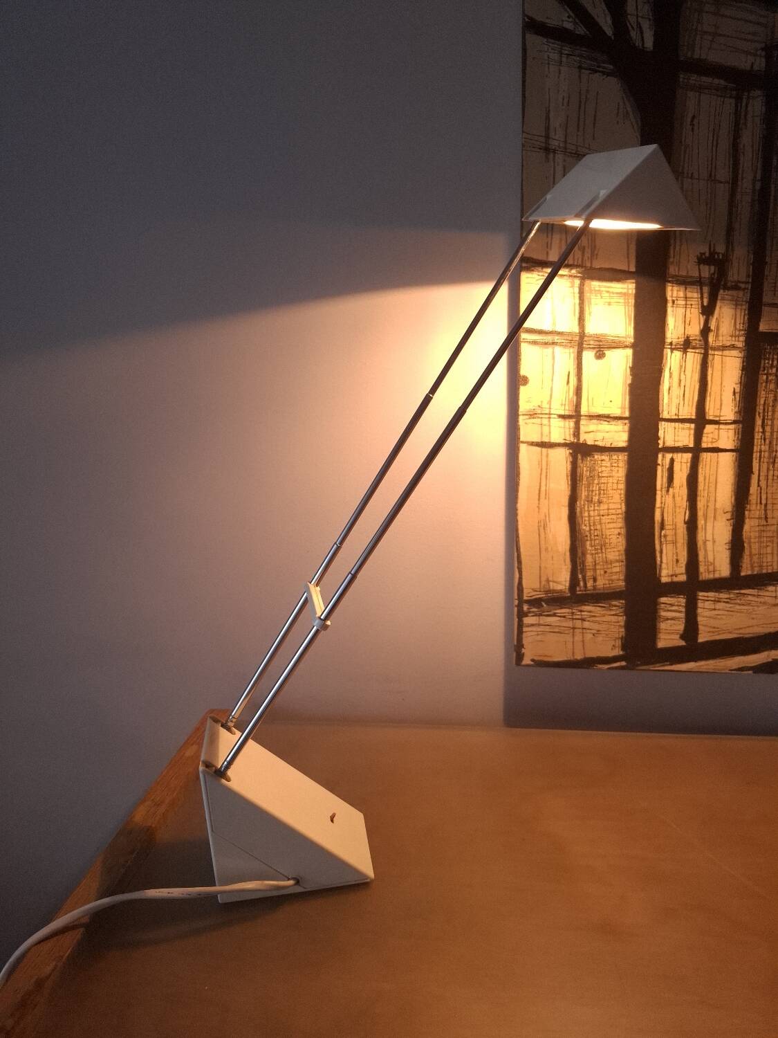 Vintage 80's Ikea telescopic lamp