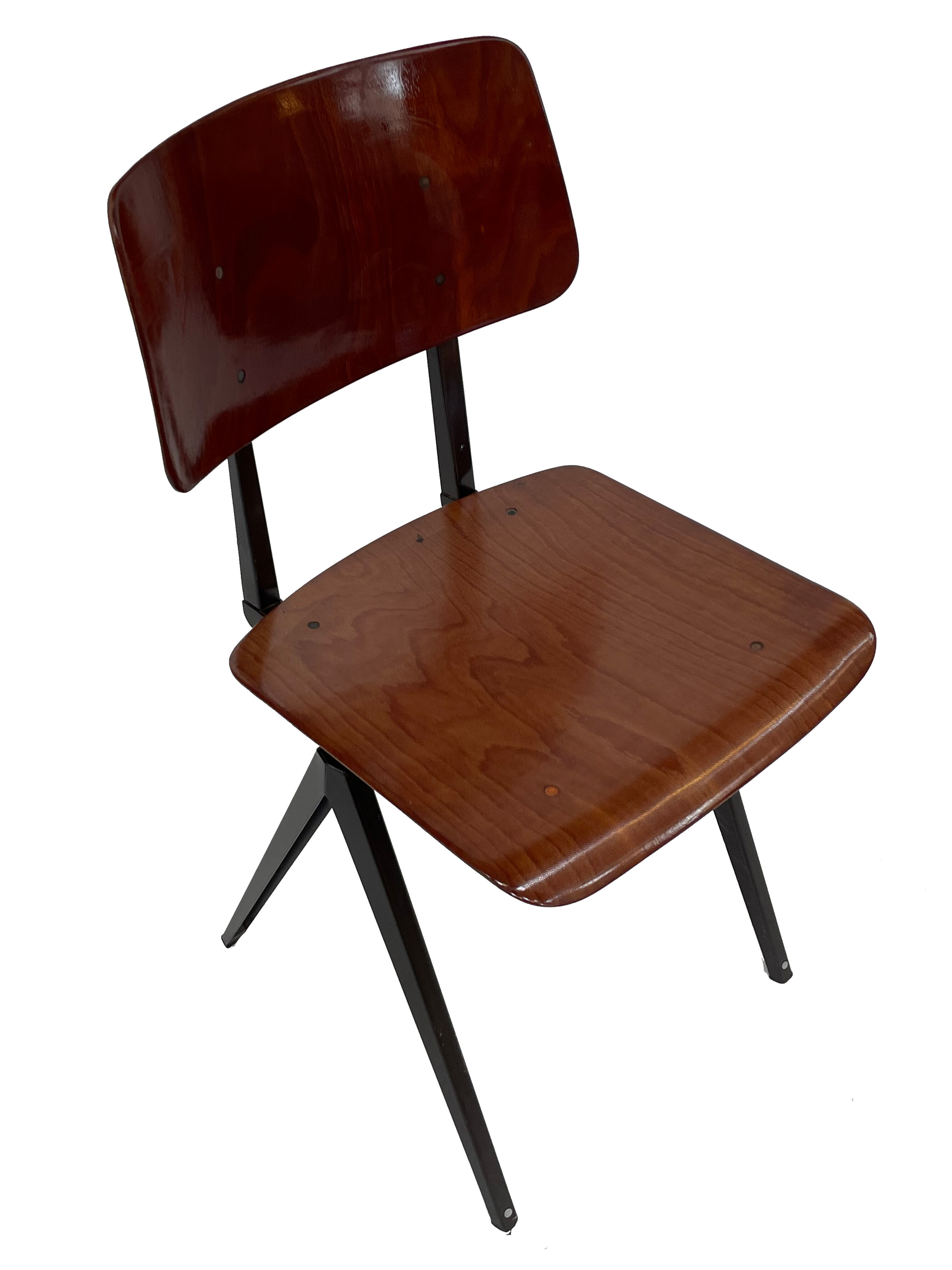 Industrial chair Galvanitas S16 Pagholz Netherlands 60's