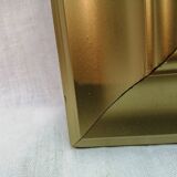 Bevelled mirror frame gilded wood 43x53cm