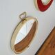 Lot de 3 miroirs bombés / convexe / oeil de sorcière artilux vintage 1960s