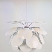 Suspension Discocó blanche par Christophe Mathieu pour Marset, années 2000.