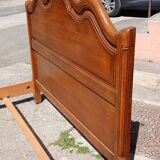 Double bed in solid oak.