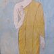 19th Century Silk Painting Buddha Thailand
