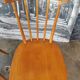Set de 4 chaises bistrot à barreaux vintage