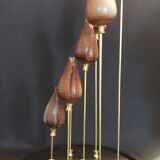 Cabinet of Curiosities globe with conus figulinus shells