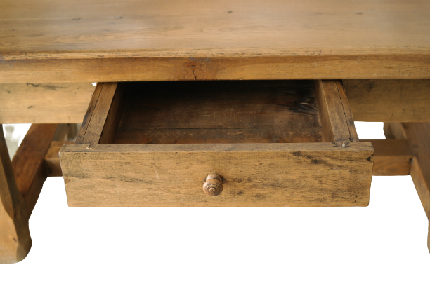 Solid oak table country 50s