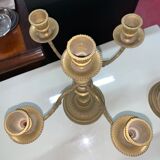 Pair of brass candlesticks