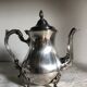 Vintage Viners Sheffield Silver Plated Teapot: Victorian Footed Pitcher