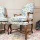 PAIR OF WALNUT ARMCHAIRS FROM THE LOUIS XV XVIII CENTURY