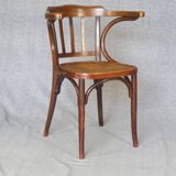 Baumann 1935/39 bistro armchair known as "office" armchair, original condition,