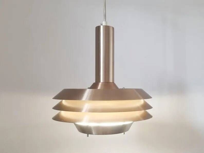 Midcentury Pendant, Jo Hammerborg, Denmark, 1970s