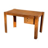 Adjustable pine desk design from the 80s