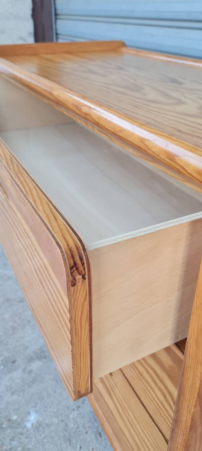 Pine chest of drawers 1970