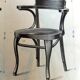 Thonet office chair No. 6150 from 1911, saddle wood seat - Bentwood -