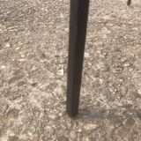 Modernist wrought iron side table