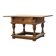 Baroque antique Nordic provincial oak table 1800s rustic farmhouse, rich patina