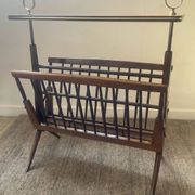 Folding magazine rack attributed to Ico Parisi-Italy from the 1950s