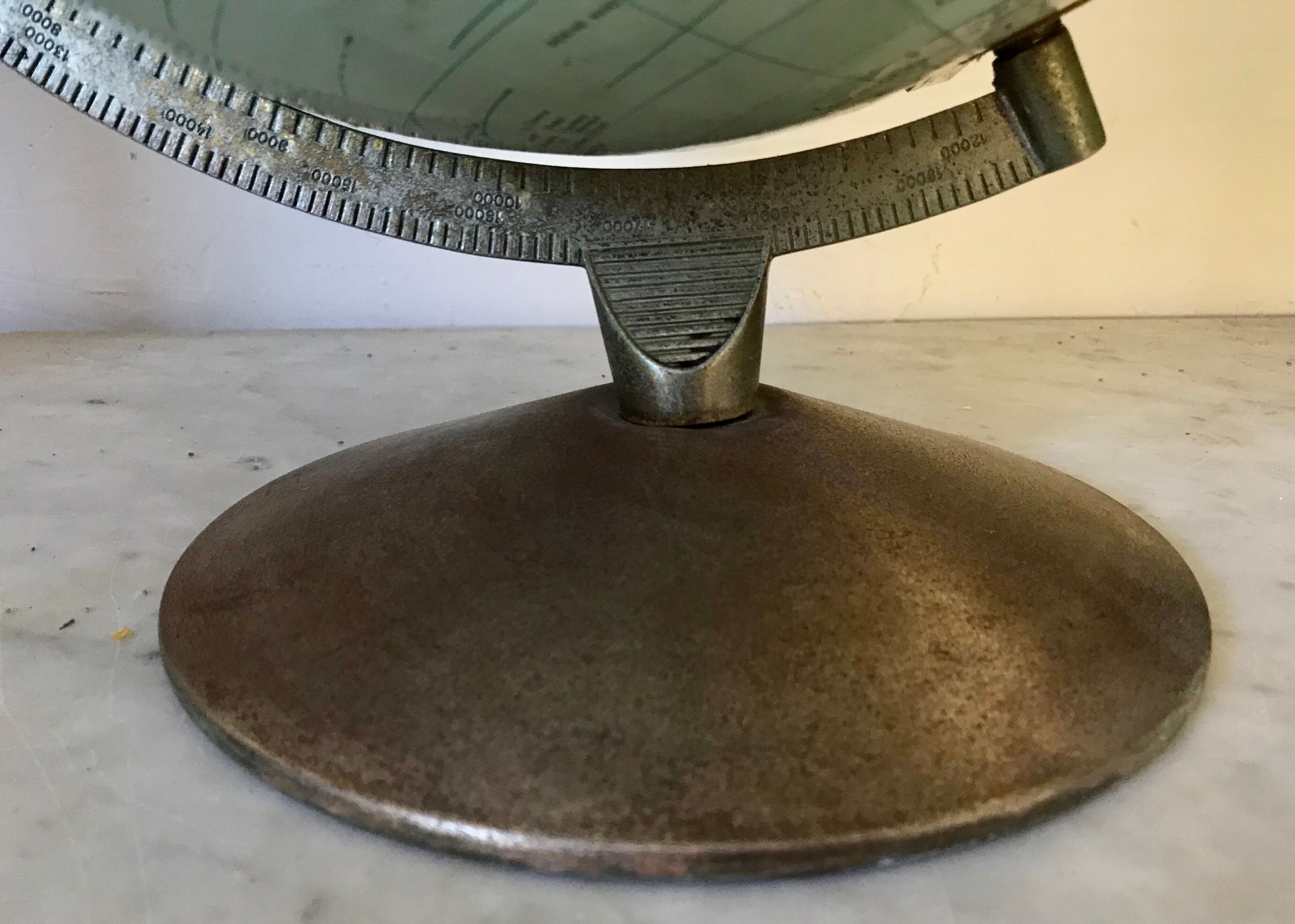 Earth Globe Scan-globe A/S Denmark 1950s