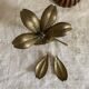 Brass flower, petal ashtray from the 60s and 70s