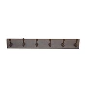 Coatrack schoolboy wooden and cast iron hooks