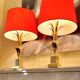 Pair of 70s Palm Tree Lamps Maison Boulanger