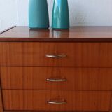 Vintage lowboard with drawers and shelves, 1970