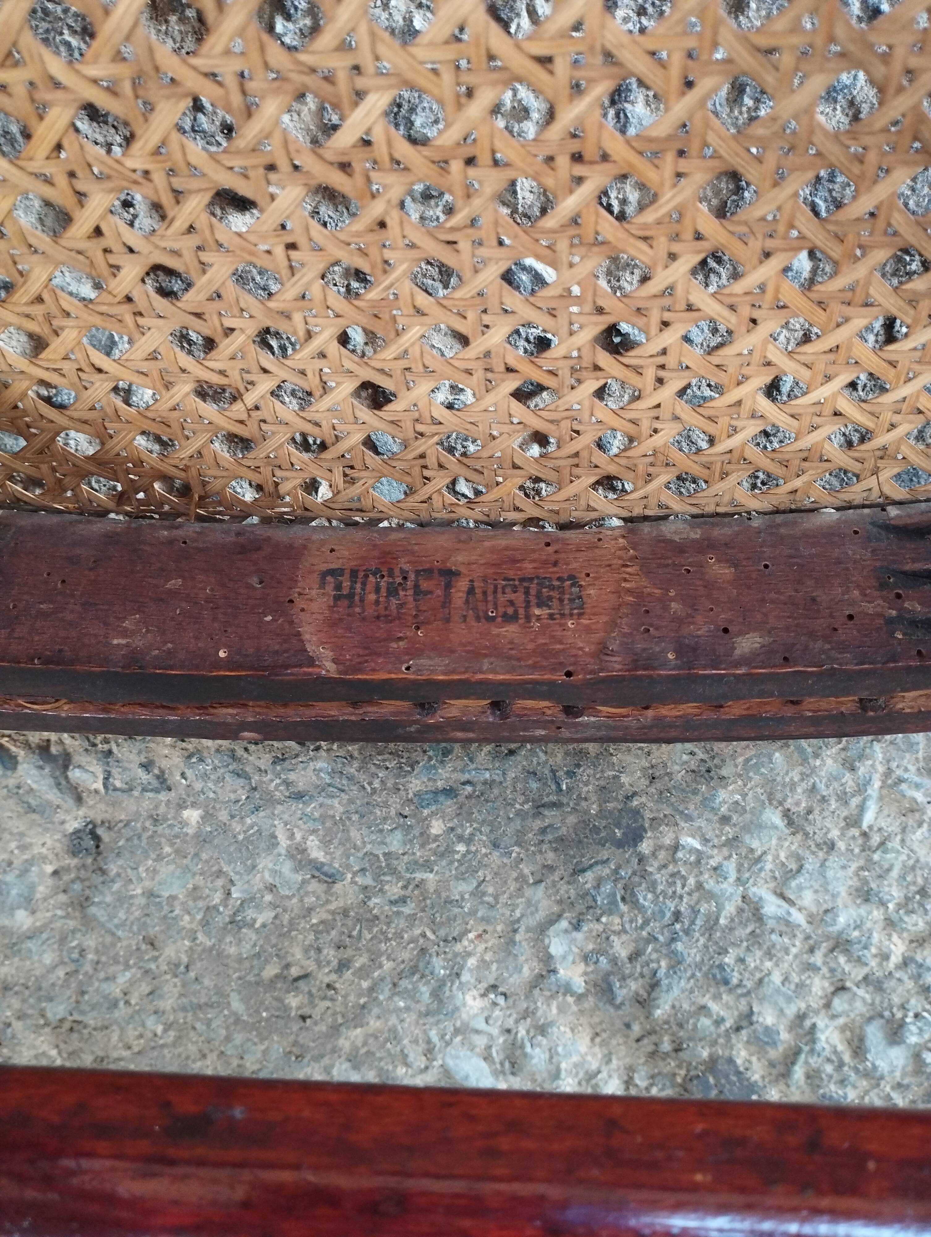 Set of Thonet chairs