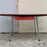 Red Formica table