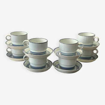 Service à thé/café porcelaine suédoise design 1977 STIG LINDBERG (1915-1982) SWEDEN Scandinavie