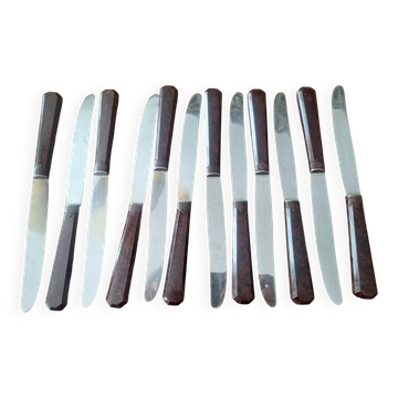 12 Art Deco Knives with Bakelite Handles