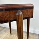 Art Deco gueridon in walnut burl marquetry, 1930.