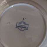 Sarreguemines earthenware plate with Marine decor late 19th century early 20th century