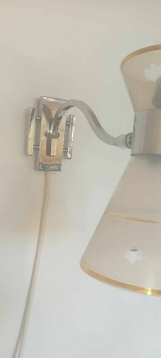 Rare Art Deco Wall Lamp 1930 Diabolo