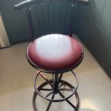Tabouret de bar pivotant