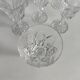 12 Saint Louis crystal glasses, Camargue model, circa 1970.