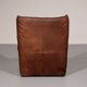 Patinated leather armchair by Gerard van den Berg for Montis, Netherlands, 1970s