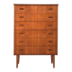 Mid-Century Danish Teak Chest of Drawers, 1960s.