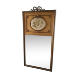 Louis XVI style mirror trumeau with angels 89x172cm