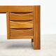 Solid elm desk by Roland Haeusler for Maison Regain