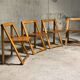 04 chaises pliantes 1970s