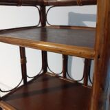 Rattan shelf