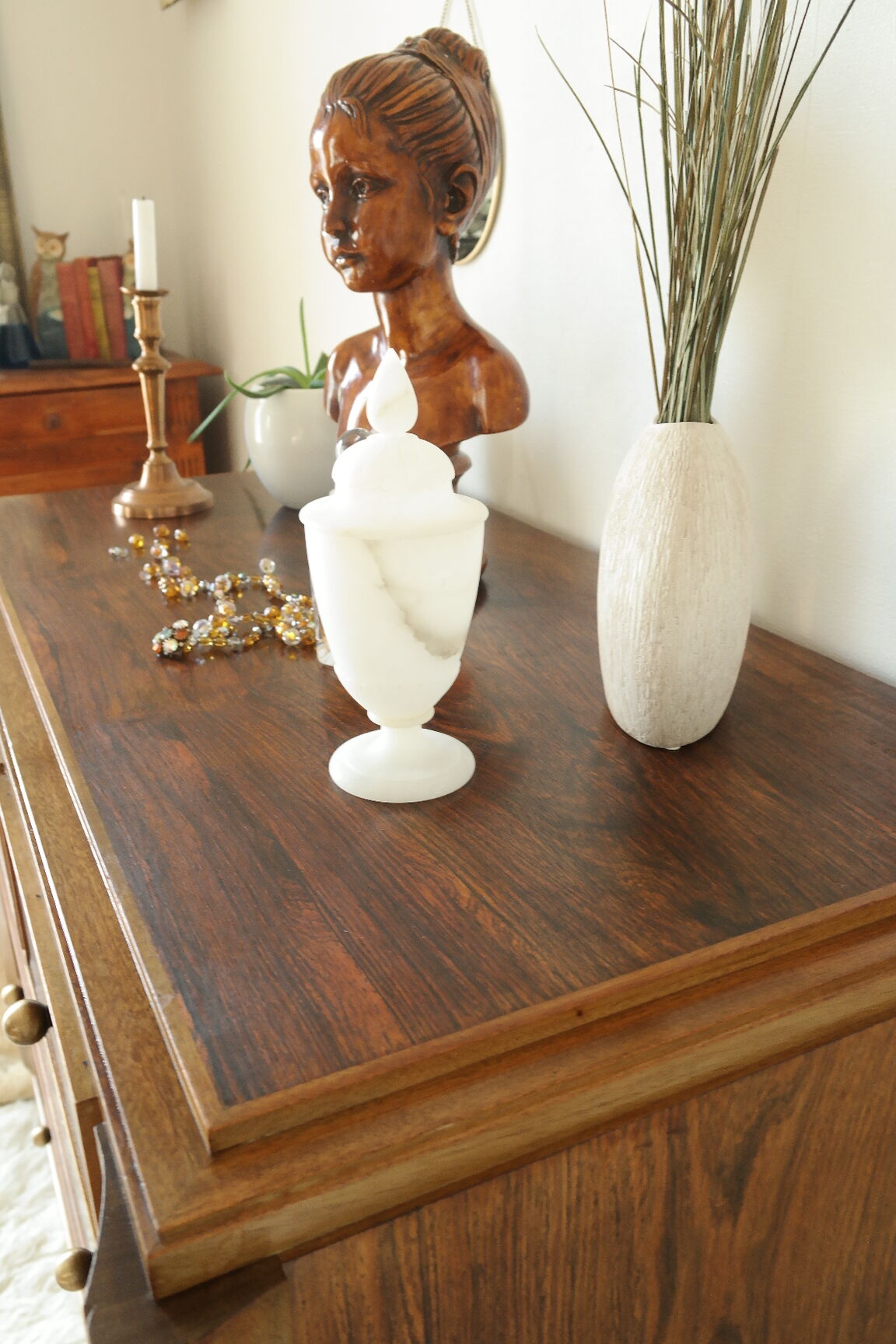Commode art déco en palissandre et acajou